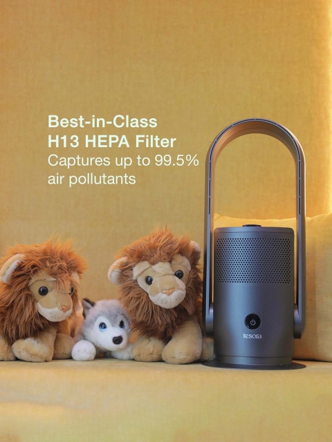 Tesora Grey HEPA Filter Air Purifier - Image 5