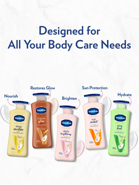 Vaseline Aloe Fresh 24 Hrs Long Lasting Body Lotion - 600 ml - Image 7
