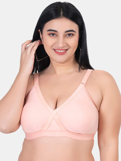 KOMLI Pack Of 2 Plus Size Full Coverage Cotton Minimiser Bra With All Day Comfort - Image 2