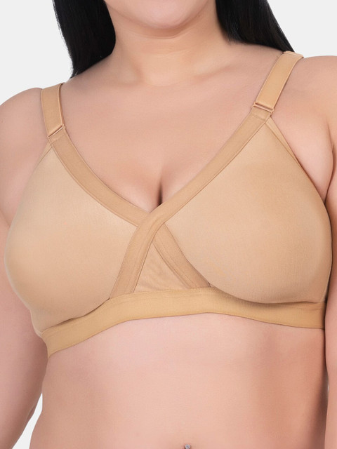 KOMLI Pack Of 2 Plus Size Full Coverage Cotton Minimiser Bra With All Day Comfort - Image 5