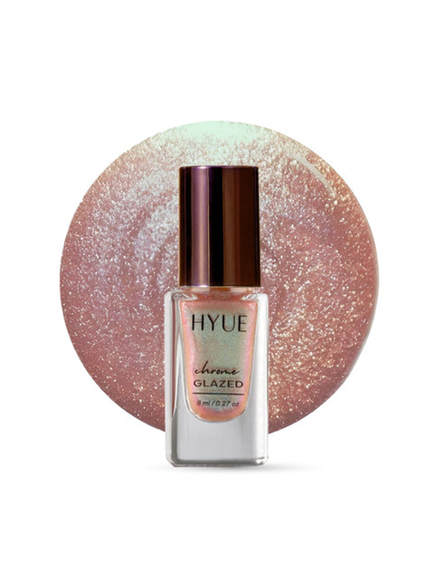 HYUE Chrome Glazed Nail Paint - Moosntone - Quick Dry and Chip Resistant with Jojobal Oil