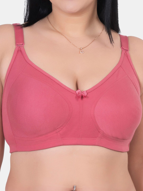 KOMLI Plus Size Pack Of 2 Full Coverage Non Padded Cotton Workout Bra With All Day Comfort - Image 5