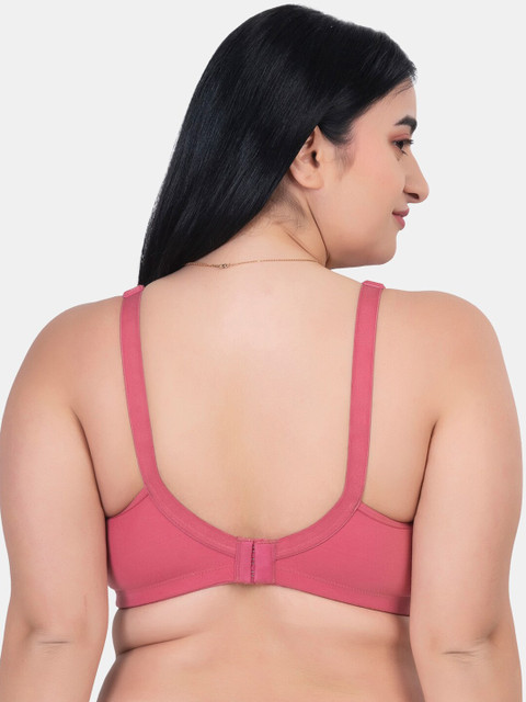 KOMLI Plus Size Pack Of 2 Full Coverage Non Padded Cotton Workout Bra With All Day Comfort - Image 4
