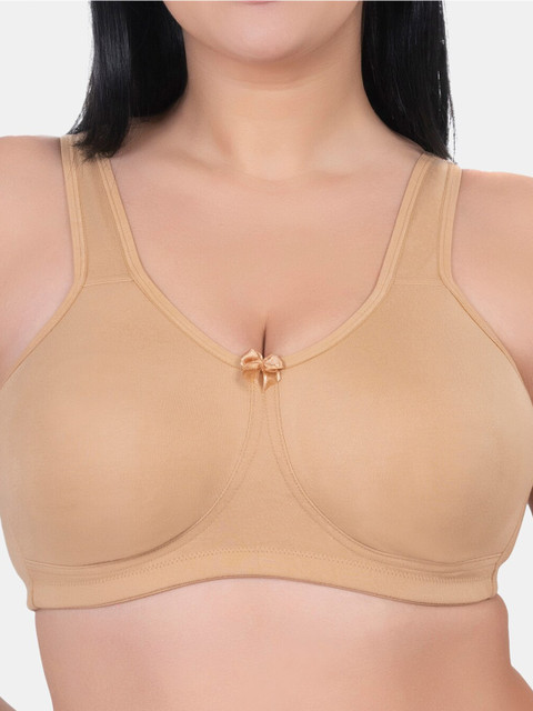 KOMLI Plus Size Pack Of 2 Full Coverage Cotton T-shirt Bras With All Day Comfort - Image 5