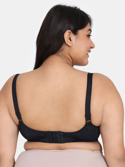 Zivame Plus Size Full Coverage Non Padded Everyday Bra With All Day Comfort - Image 3