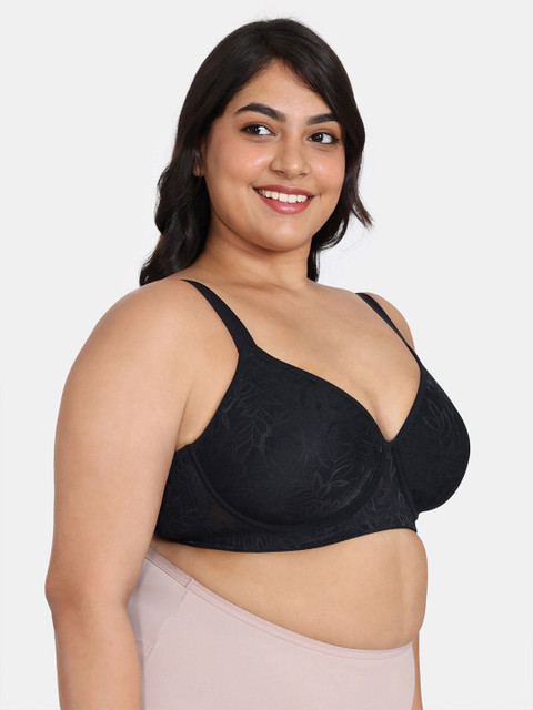 Zivame Plus Size Full Coverage Non Padded Everyday Bra With All Day Comfort - Image 2