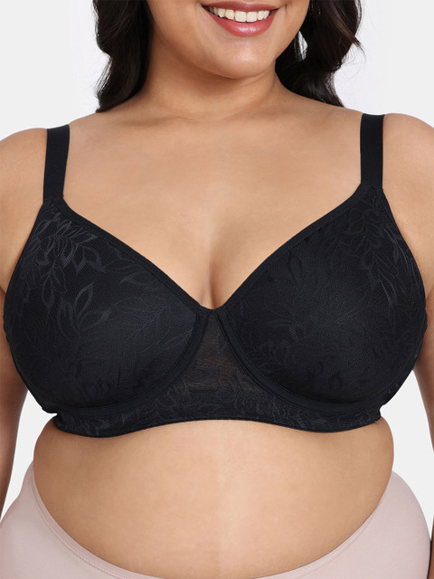 Zivame Plus Size Full Coverage Non Padded Everyday Bra With All Day Comfort - Image 4