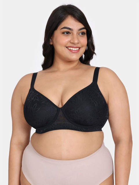 Zivame Plus Size Full Coverage Non Padded Everyday Bra With All Day Comfort