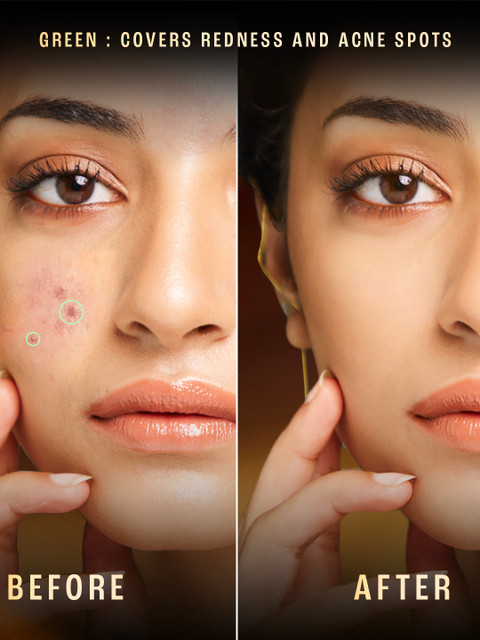 Lakme Unreal Cover Soft Creme Color Corrector 3.9 g - Green - Image 5