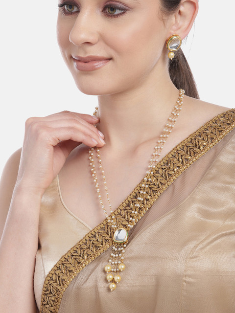 Anouk Gold-Plated Kundan Jewellery Set