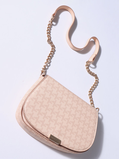 Van Heusen Printed Structured Sling Bag