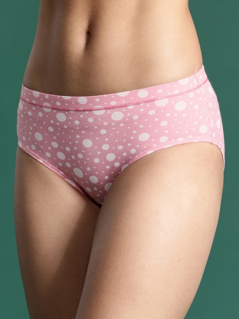DressBerry Women Pack Of 3 Printed Mid-Rise Hipster Briefs - Image 4