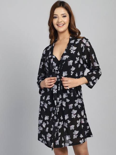 CUKOO Floral Printed Swimwear Cover Up Set - Image 6