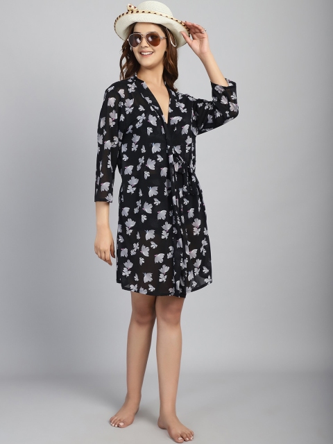 CUKOO Floral Printed Swimwear Cover Up Set - Image 8