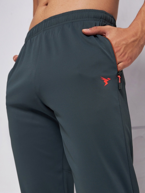 Technosport Men SS'24 Slim Fit Mid-Rise Antimicrobial Track Pants - Image 4