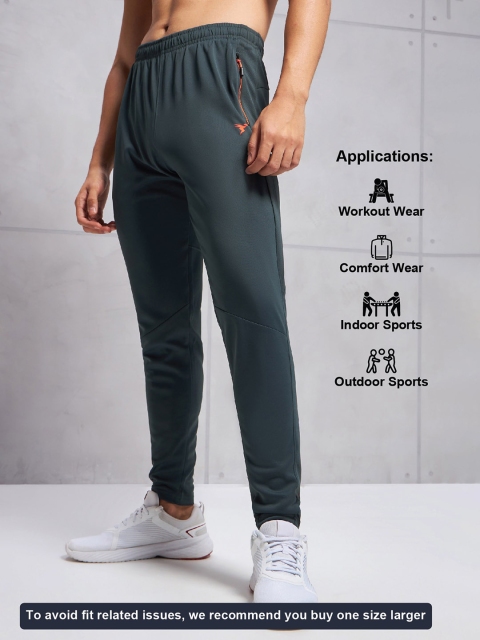 Technosport Men SS'24 Slim Fit Mid-Rise Antimicrobial Track Pants - Image 6