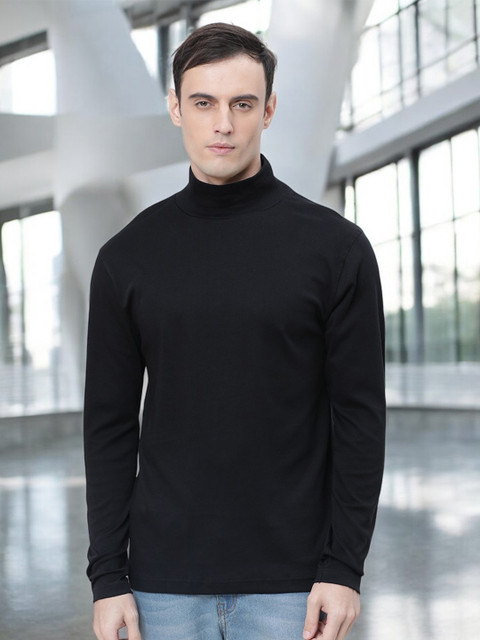 Kryptic High Neck Pure Cotton T-shirt