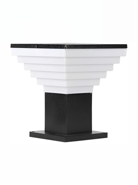 Areezo 4-pcs Black & White Outdoor Waterproof Gate Lamps - Image 5
