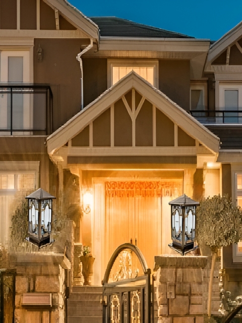 Areezo 3-pcs Transparent Outdoor Gate Lamps - Image 5