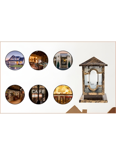 Areezo 3-pcs Transparent Outdoor Gate Lamps - Image 4