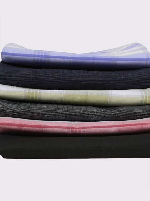 Maharaja Men Checked Cotton Shirt and Trousers Clothing Fabric - Image 4