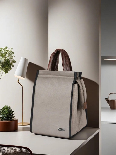 LOREM Unisex Textured Insulated Lunch bags Travel Accessory