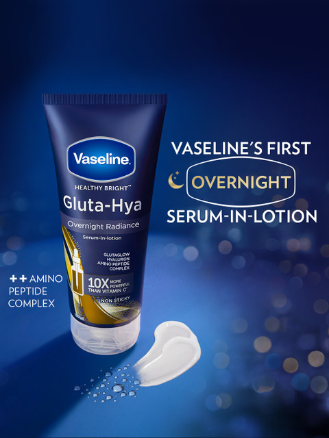 Vaseline GlutaHya Overnight Radiance Serum-In-Lotion with Amino Peptide & GlutaGlow -200ml - Image 2