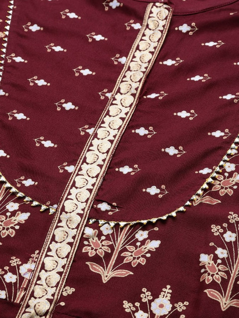 KALINI Ethnic Motifs Printed Anarkali Kurta - Image 2