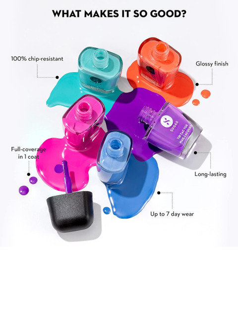 SUGAR Tip Tac Toe Classic Matte Nail Lacquer - 9ml - Lacquer Matte 42 - Image 5