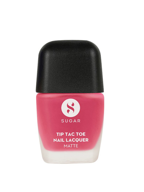 SUGAR Tip Tac Toe Long Lasting Nail Lacquer Matte - 9ml - Magenta Maze 36 - Image 2