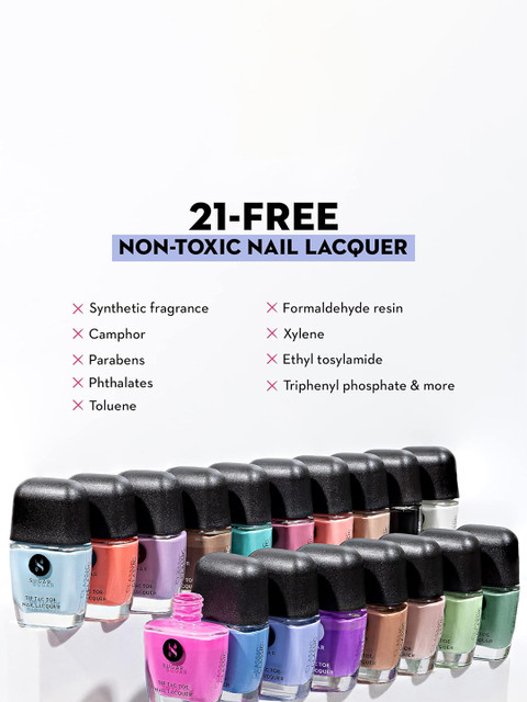 SUGAR Tip Tac Toe Long Lasting Nail Lacquer Matte - 9ml - Magenta Maze 36 - Image 6