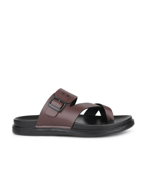 ATESBER by Inc.5 Men Leather Comfort Sandals - Image 4