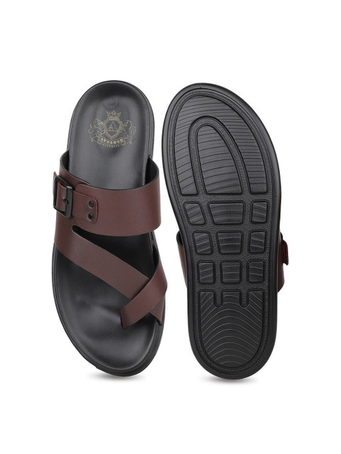 ATESBER by Inc.5 Men Leather Comfort Sandals - Image 5