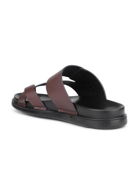 ATESBER by Inc.5 Men Leather Comfort Sandals - Image 3