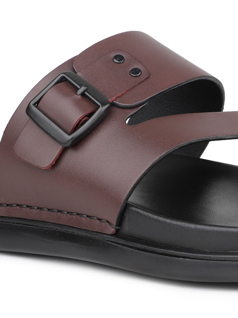 ATESBER by Inc.5 Men Leather Comfort Sandals - Image 6