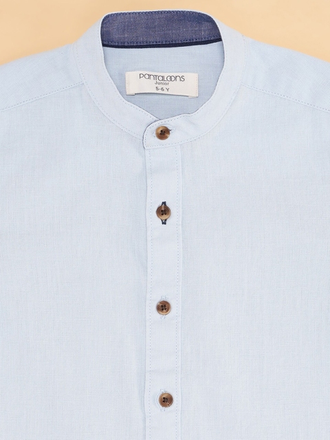 Pantaloons Junior Boys Band Collar Casual Shirt - Image 4