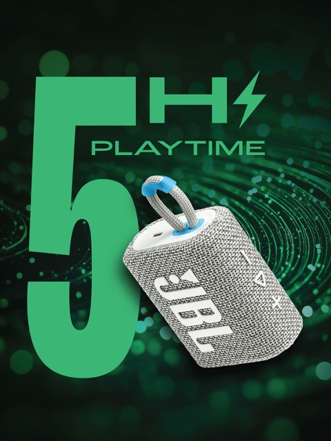 JBL Go 3 ECO Wireless Portable Bluetooth Speaker - Image 4