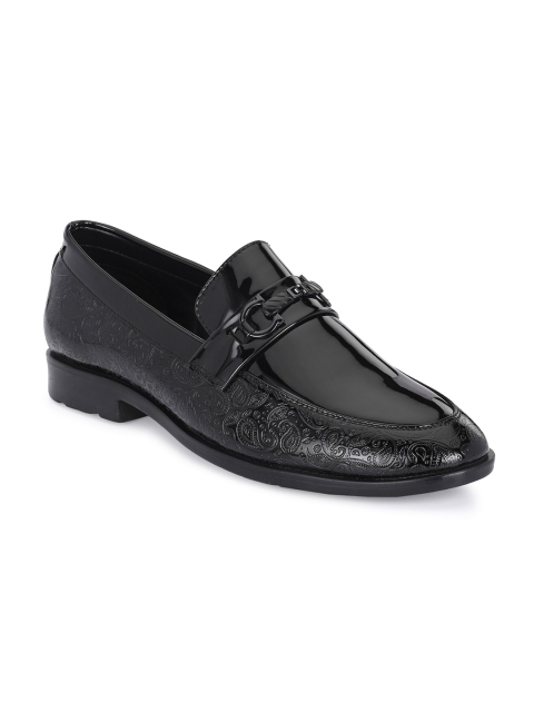 INVICTUS Men Round Toe Faux Leather Formal Slip On Loafers - Image 2