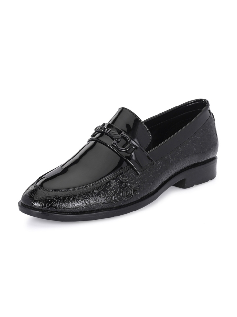 INVICTUS Men Round Toe Faux Leather Formal Slip On Loafers - Image 6