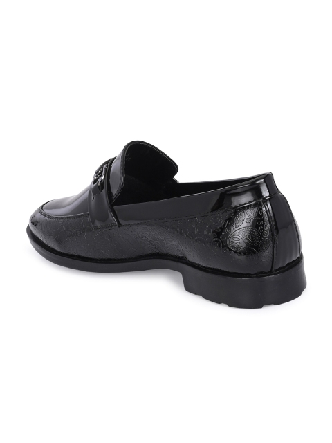 INVICTUS Men Round Toe Faux Leather Formal Slip On Loafers - Image 3