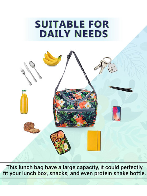 Kuber Industries Printed Waterproof Lunch Bag - Image 3