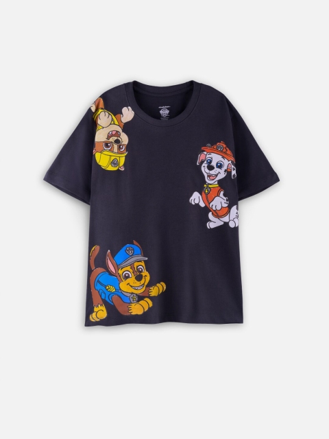 Kids Unisex Paw Patrol Printed Pure Cotton T-shirt with Shorts - Image 4
