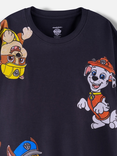Kids Unisex Paw Patrol Printed Pure Cotton T-shirt with Shorts - Image 7