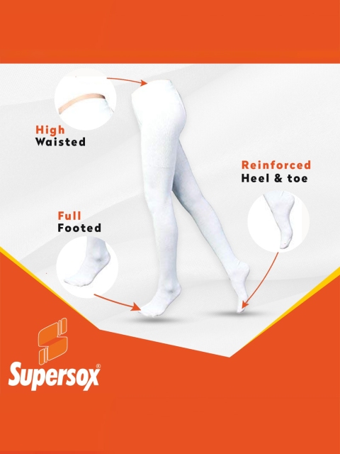 Supersox Girls Sweat Absorbent Cotton Stocking Tights - Image 3