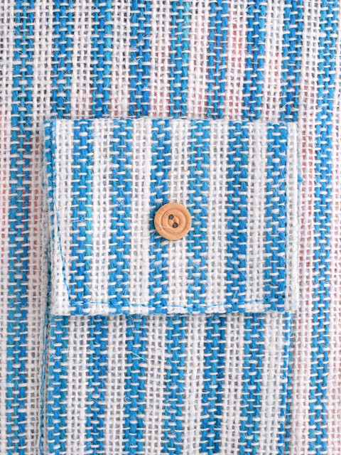 Kuber Industries Striped Jute Shopping Bag - Image 4