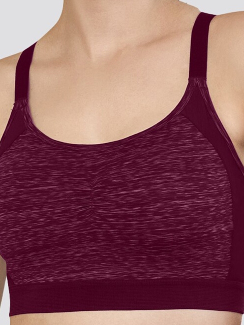 K LINGERIE Pack of 2 Alex High Impact Double Layered Workout/Sports Bra MMRN-MBLU - Image 7