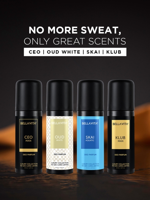 Bella Vita Organic Set Of 4 Deodorant - CEO Man+Oudh White+SKAI Aquatic+Klub Man - Image 6