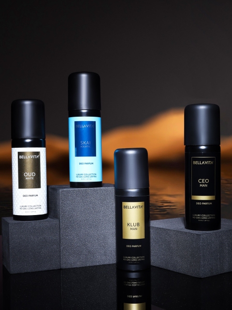 Bella Vita Organic Set Of 4 Deodorant - CEO Man+Oudh White+SKAI Aquatic+Klub Man - Image 3