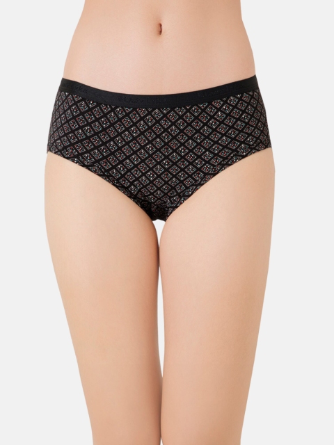 Lady Lyka Pack Of 3 Printed Cotton Briefs