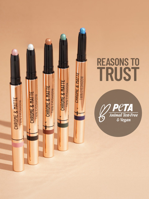 SWISS BEAUTY Chrome & Matte Long Lasting Twin Eyeshadow Stick - Night Skies 01 - Image 8